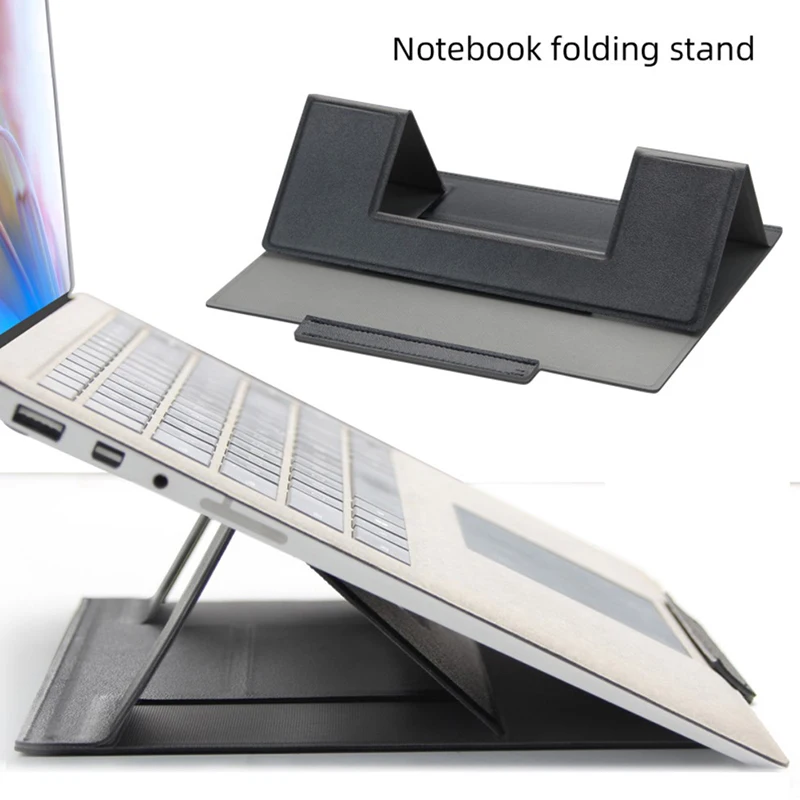 

Efficient Heat Dissipation Desk Notebook Holding Stand Foldable Laptop Holder Hollow-carved Design Stand