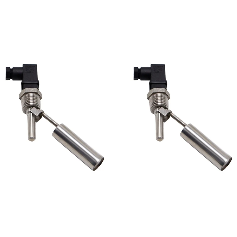 

A50I 2PC Liquid Float Water Level Sensor Side Mount Float Switch Safe Stainless Steel Under 220V