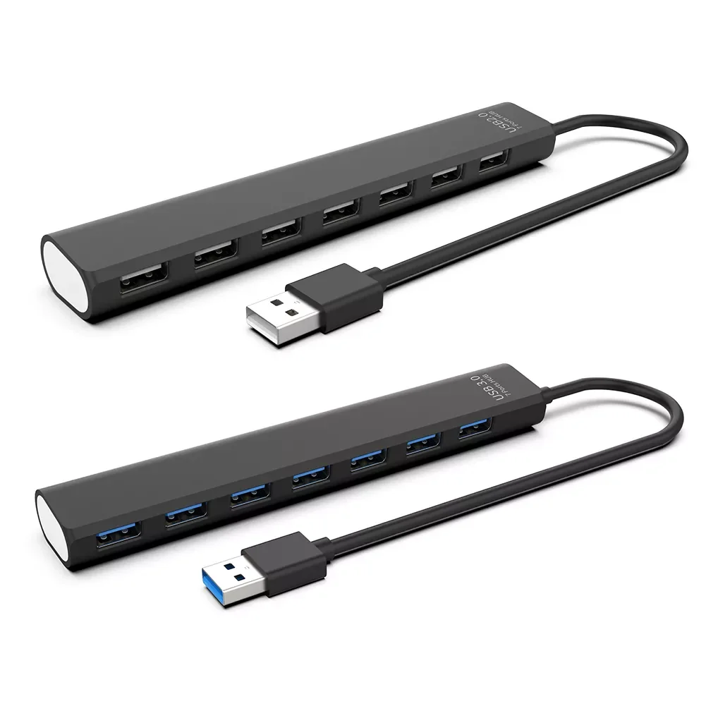 

2.0/3.0 HUB Dock Adapter Multi USB Splitter 5Gbps 7 Ports USB Expander Port Multiple Expander 2.0 USB3 Hub with Switch