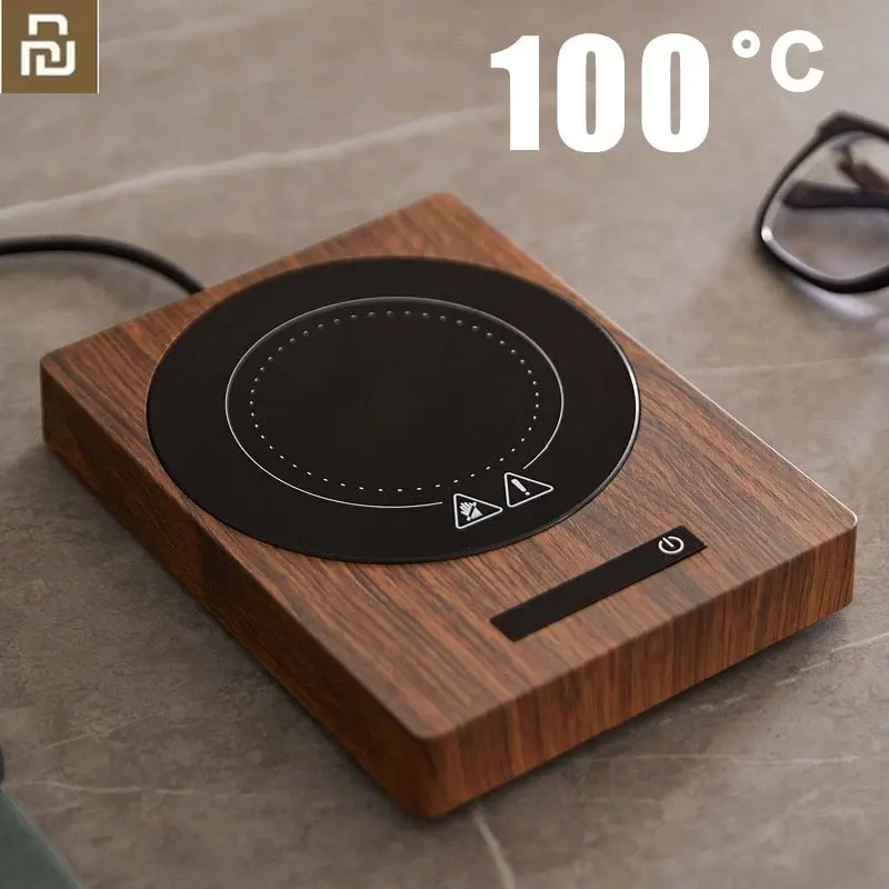 

YOUPIN Heater Coffee Mug Warmer 100°C Hot Tea Maker 5Gear Warmer Coaster Heating Pad Electric Plate Mini Induction Cooker 220V