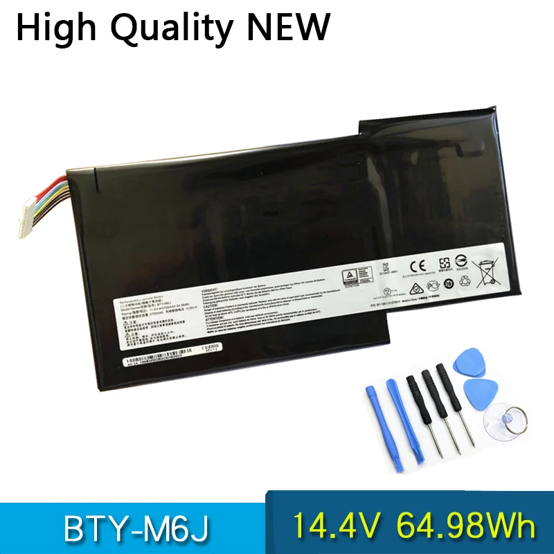 Новый аккумулятор для ноутбука BTY-M6J MSI GS63VR 6RF-016CN 7RF-258CN 239CN GS73VR 6RF-013CN 7RG-035CN 7RF-284CN MS-16K2