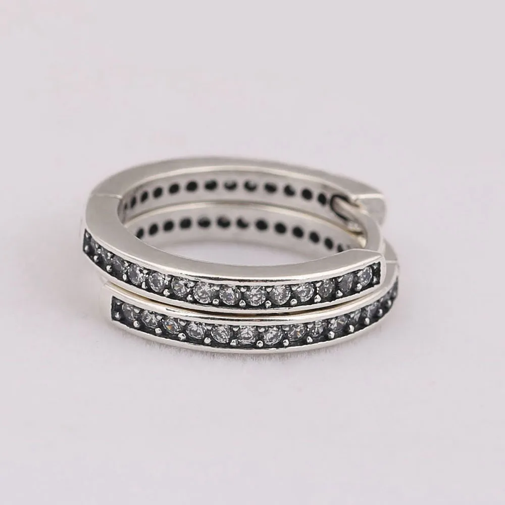 Аутентичные 925 пробы Серебряные Оригинальные сверкающие европейские