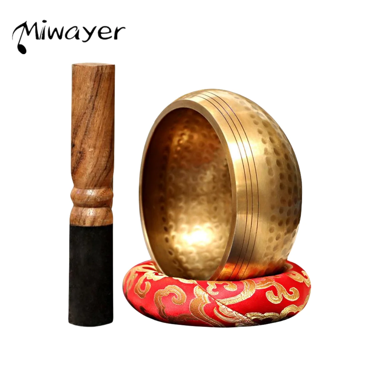 

Чаша Miwayer для пения из Непала, тибетская буддийская звуковая чаша ручной работы, музыка, Йога, медная Звуковая терапия, Религиозные принадлежности, тибетское пение