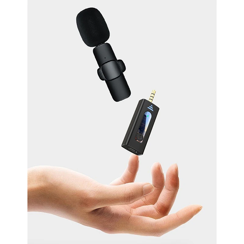 

K35 Mini Lavalier Lapel Microphone Live Streaming Mic For Camera Speaker, 3.5mm Recording Mic For Youtube,Interview