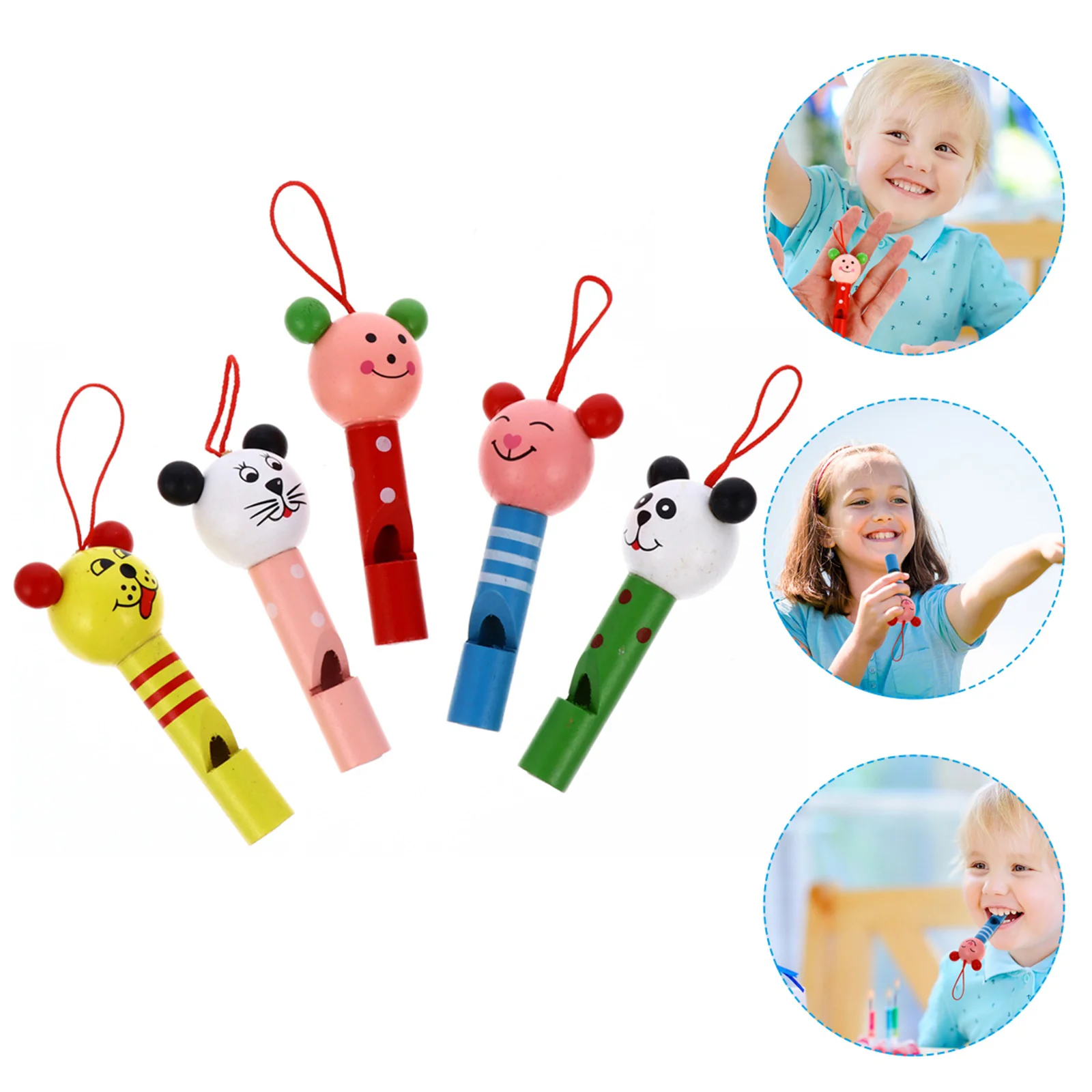 

Свисток с головой животного, 10 шт., детская игрушка, детский игровой набор, детская игрушка, деревянная мультяшная детская игрушка