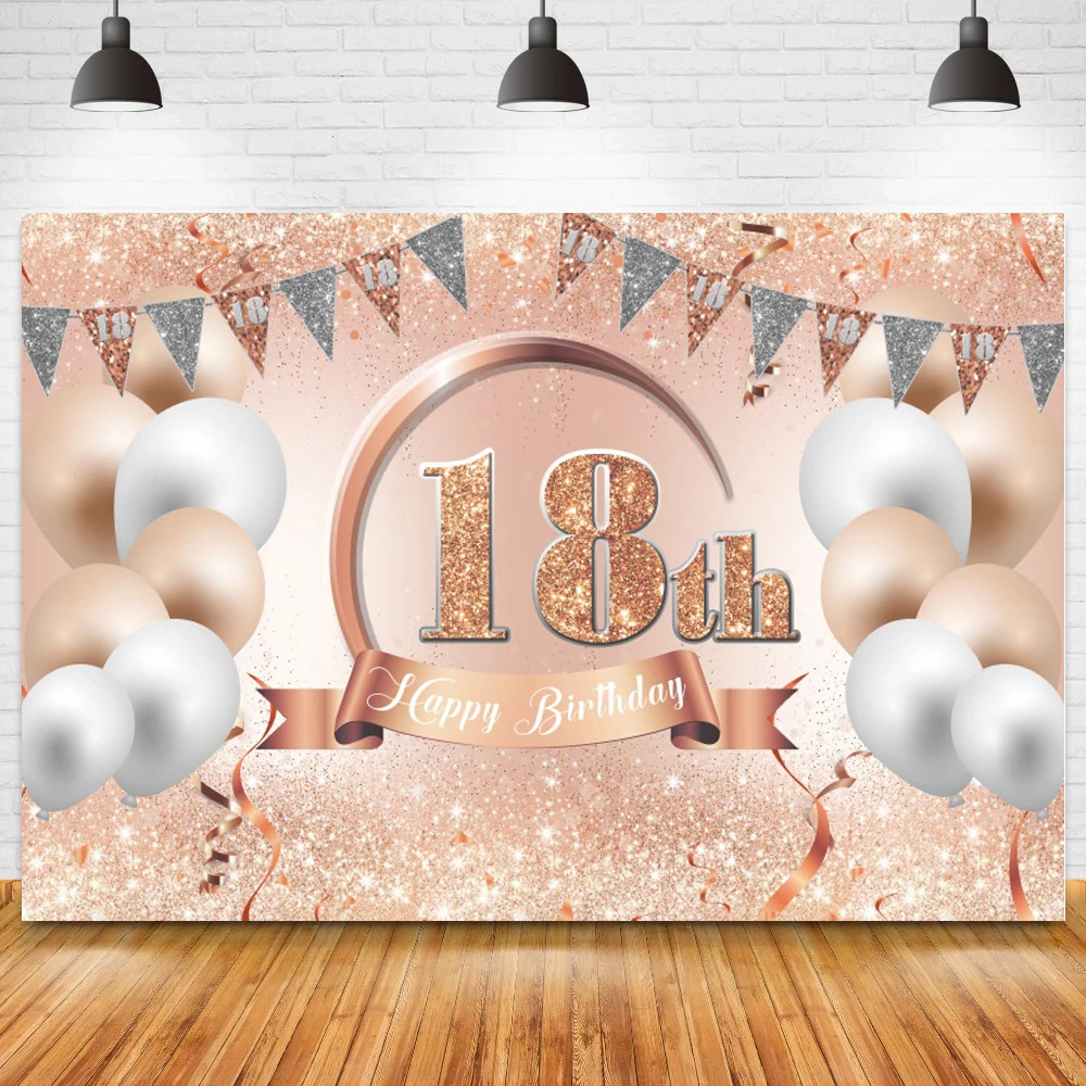 

Милая 18 леди день Рождения фотография фон торт разбивать таблицу баннер счастливого 20 30th женщины праздновечерние фон винил