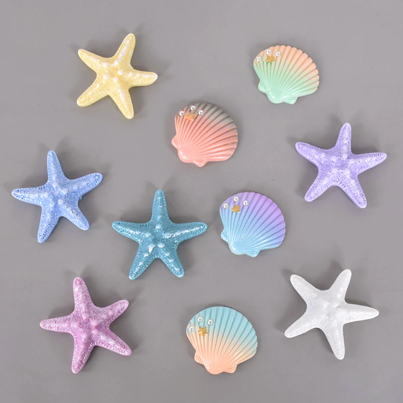 Полимерная Ракушка В Форме Морской Звезды Сделай Сам Ремесло Русская Русалка