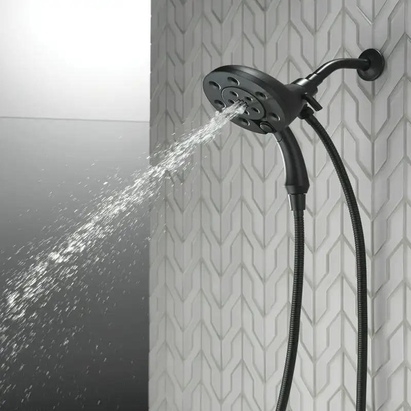 

H2OkineticÂ® In2itionÂ® Two-in-One Shower in Matte Black 58472-