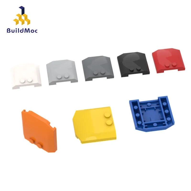 

MOC Bricks 45677 Wedge 4 x 4 x 2 Building Blocks Parts DIY Educational Creative Tech Parts Toys 10PCS