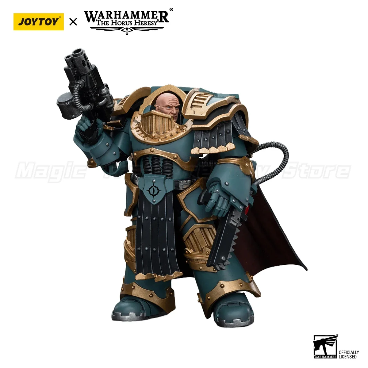 В наличии: Фигурка JOYTOY Warhammer 40K Sons of Horus Legion Praetor в броне Cataphractii Terminator, масштаб 118 (art.: 3920dbda1ffcc) - 3920dbda1ffcc