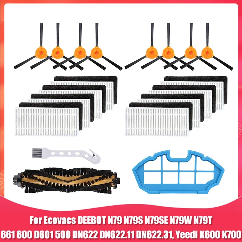 

Replacement Parts For Ecovacs Deebot N79 N79S N79W N79SE DN622 500 Robot Vacuum Cleaner Accessories Kit