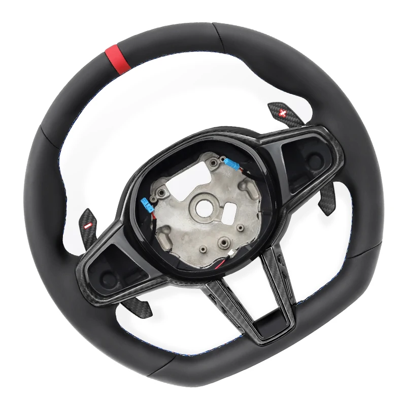 Фото Руль из кожи CS Nappa для BMW G02 G05 G06 G20 G21 G22 G26 G29 G80 G87 F40 F44 i4 M40i M340i 330i M135i, автомобильные аксессуары №3