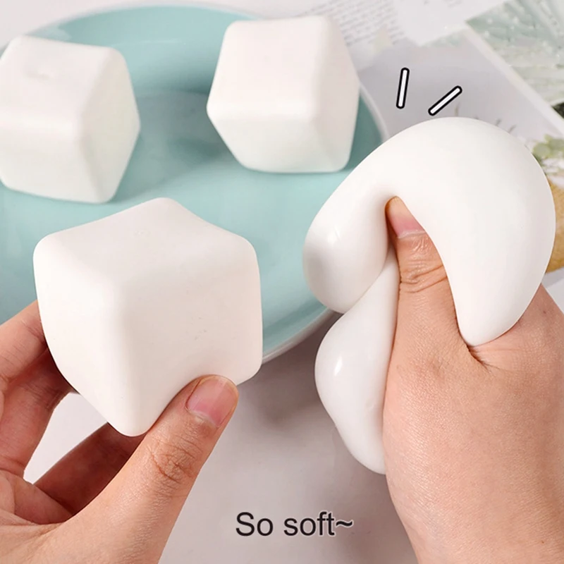 Tofu Stress Balls Autism Sensory Toys &amp Anxiety Relief Dough Ball Gifts For Adults Kids