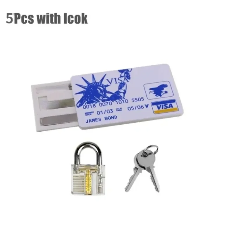 5 шт. блокировочная карта набор блокировочных ключей с тренировочным замком для