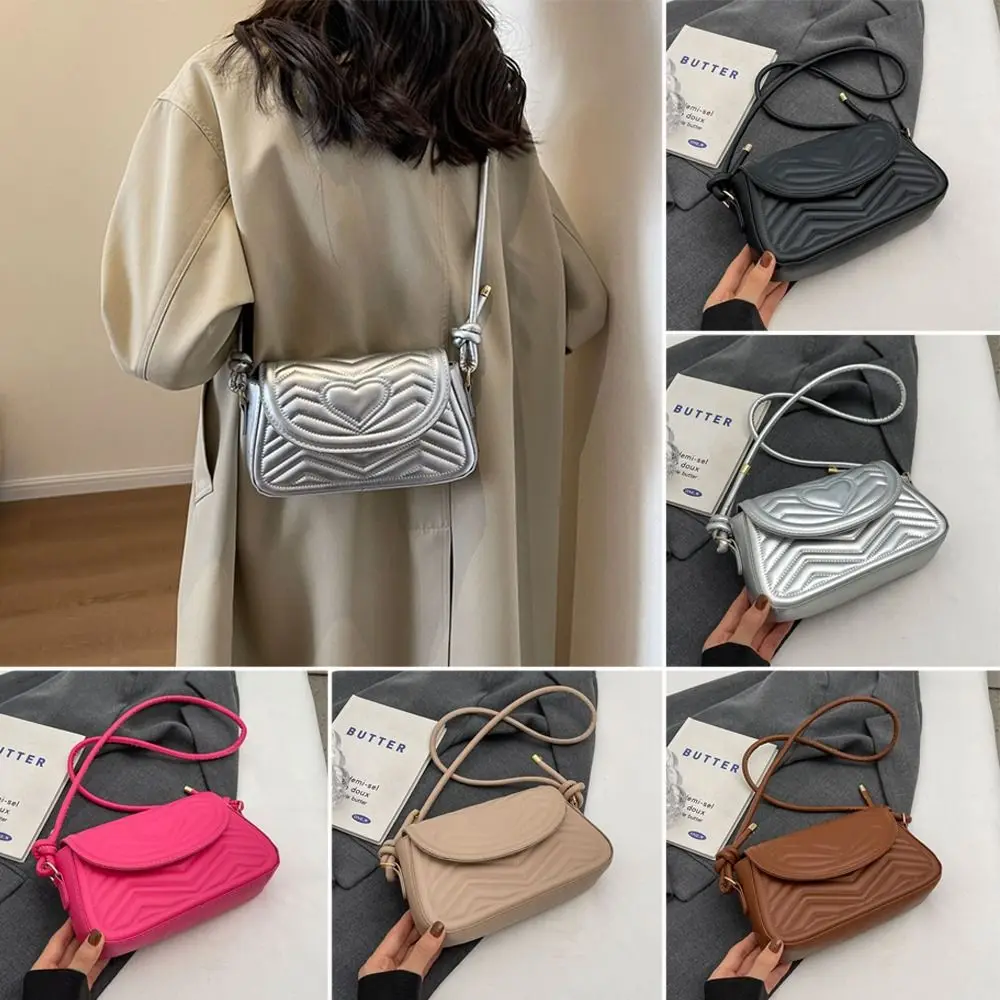 

PU Leather Shoulder Bags Leisure Solid Color Handbags Sling Bag Women Ladies
