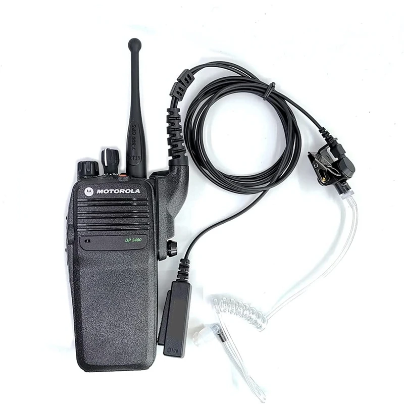 Walkie Talkies Earpiece with Mic PPT Acoustic Tube Headset for Motorola APX4000 APX6000 APX7000 APX 8000 XPR6350 XPR6550 XIR8268