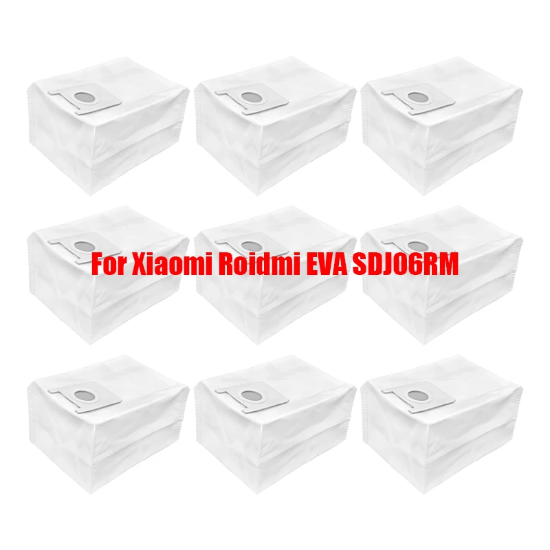 

High Capacity Dust Bags Replacement For Xiaomi Roidmi EVA SDJ06RM Self-Cleaning Emptying Robot Vacuum Cleaner Accessories