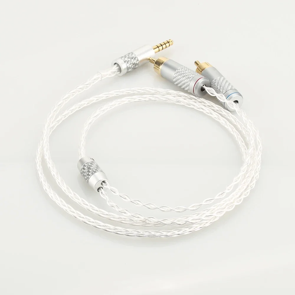 Кабель HIFI 4 мм на 2 RCA Aux кабель Auido для балансировки звука Sony WM1A/1Z PHA-1A/2A Z1R