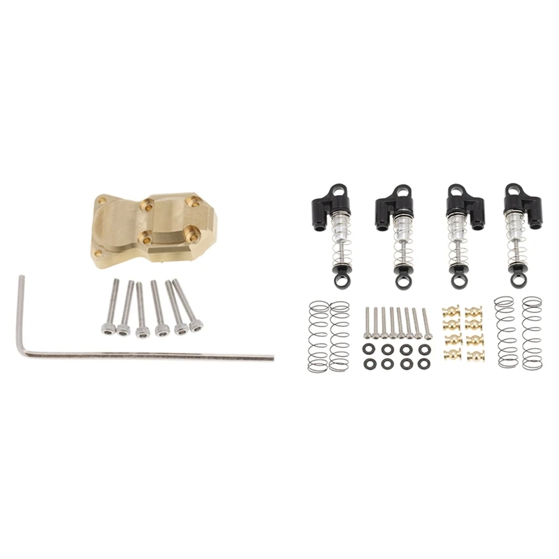 

Крышка дифференциала, крышка моста, крышка оси для 1/24 Axial SCX24 90081 и для Axial SCX24 90081 1/24, металлический амортизатор