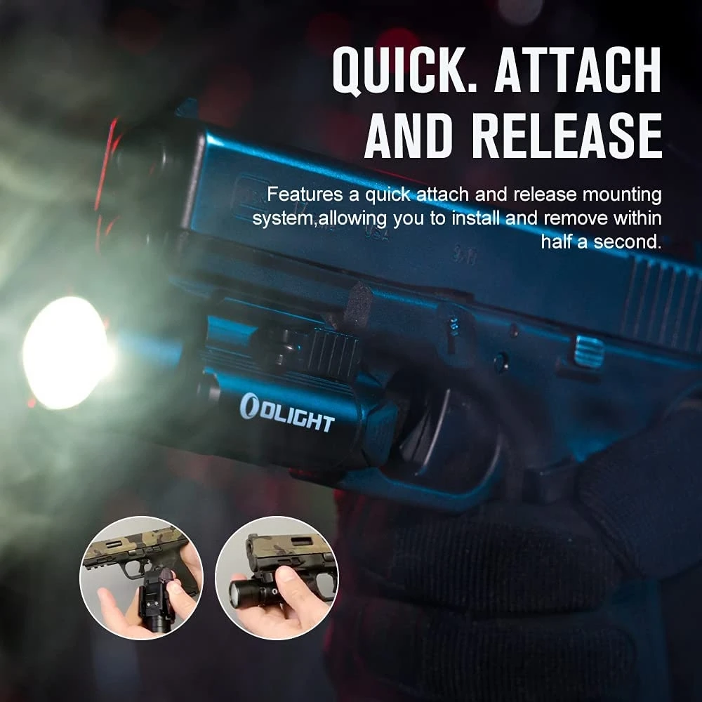 OLIGHT PL-PRO Valkyrie 1500 люмен тактическая направляющая альтернативный пистолет-фонарик