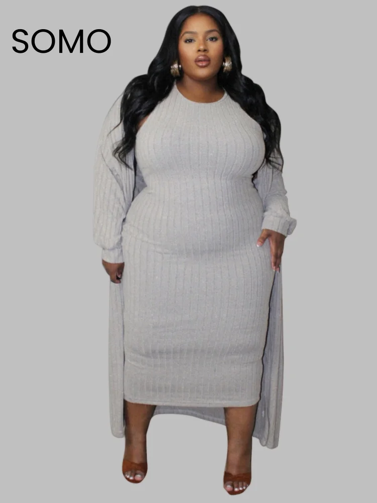 Женский трикотажный костюм-двойка с длинным рукавом