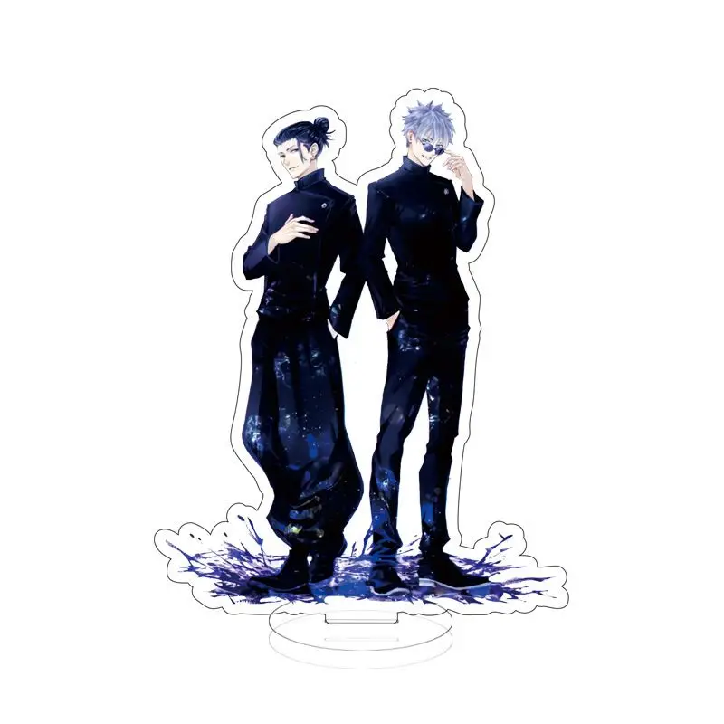 Фото Jujutsu Kaisen акриловая фигурка-подставка Fushiguro Megumi Gojo Satoru аниме периферийное украшение творческий орнамент новые подарки №3