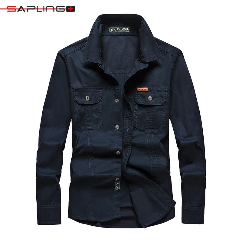 

Summer New Oversize Men's Clothing Solid Color Lapel Shirts Men Loose Workwear Long Sleeve Shirt Men Outerwear Fashion Shirt Top