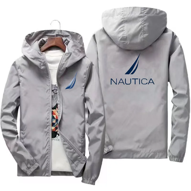 

2023 Spring and Autumn men's fashion hooded zipper casual sportswear jacketjaqueta masculinararf