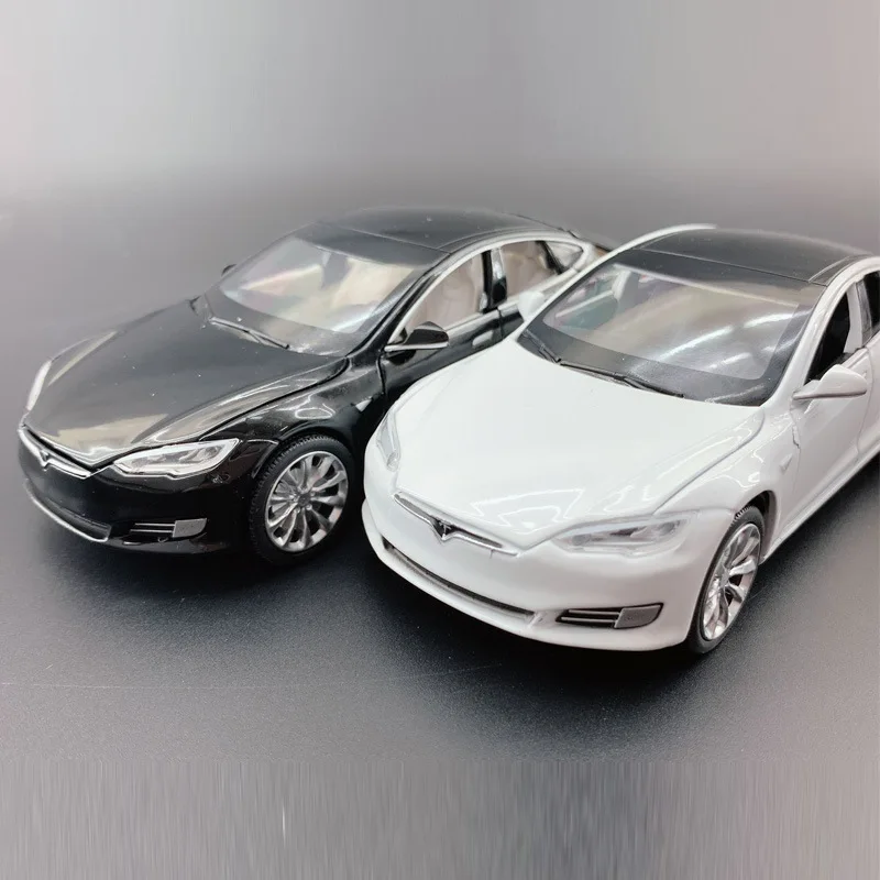 Новинка литые модели автомобилей 1:32 модель Tesla из сплава миниатюрная шкала