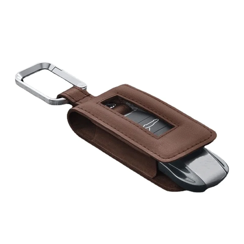 

Кожаный чехол для автомобильного ключа, чехол для ключей, защитный чехол для Porsche Cayenne Panamera 911, подлинные аксессуары Macan