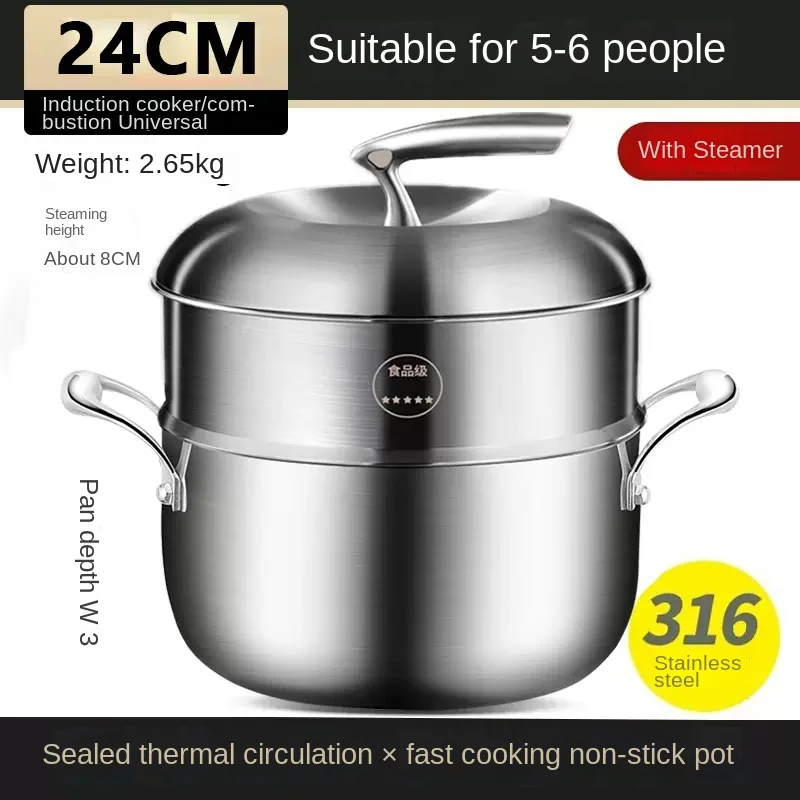 Кастрюля для супа из нержавеющей стали