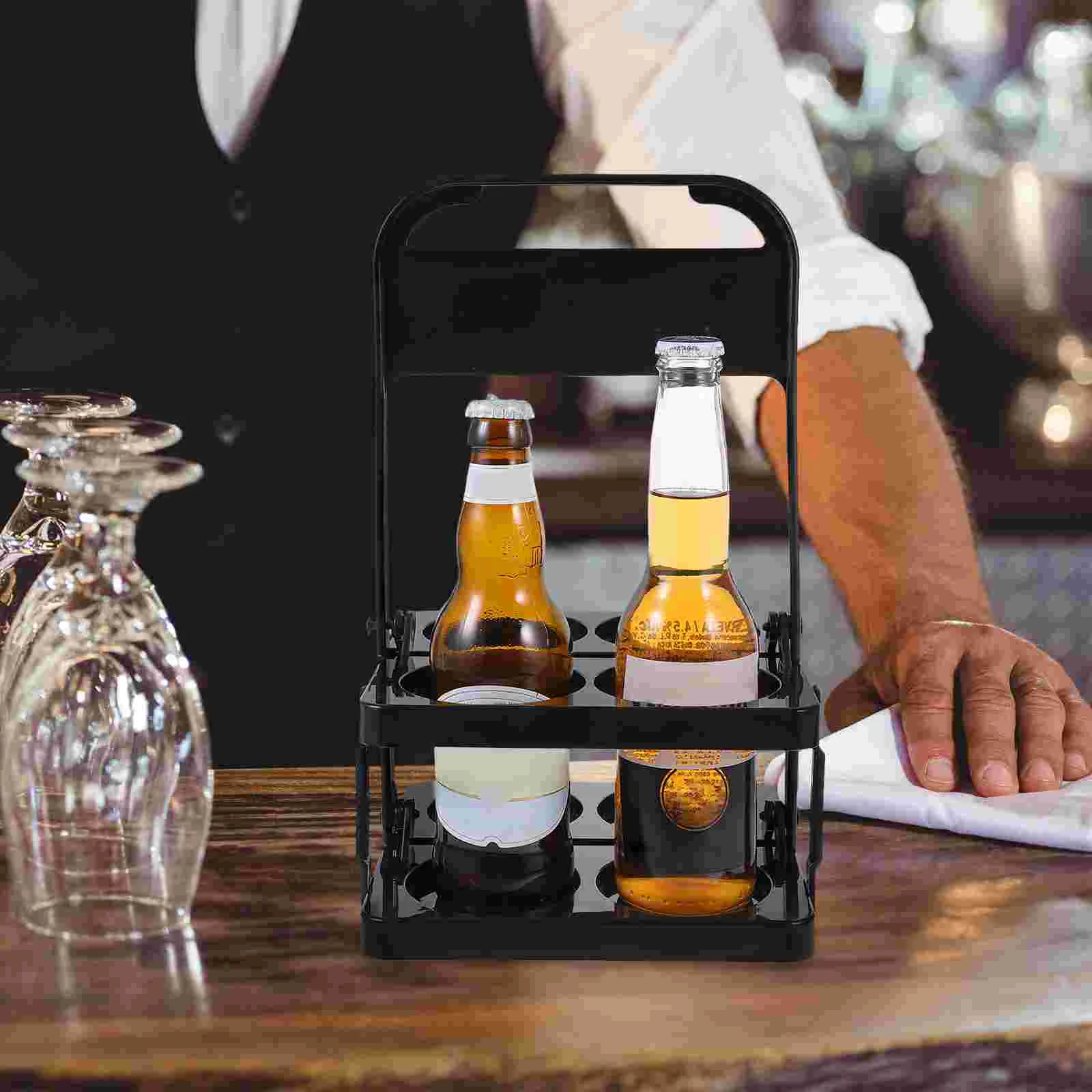Складная корзина-переноска для пивных бутылок полки хранения держатель напитков