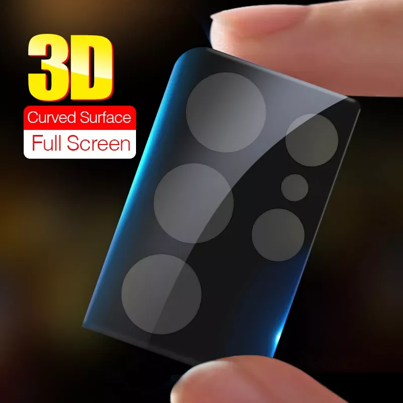 

NEW2022 3D Curved Camera Lens Protector Glass for Samsung Galaxy A21S A31 A51 A12 A32 A52 A72 A42 S21 Ultra Plus Z Flip3 Flip 3