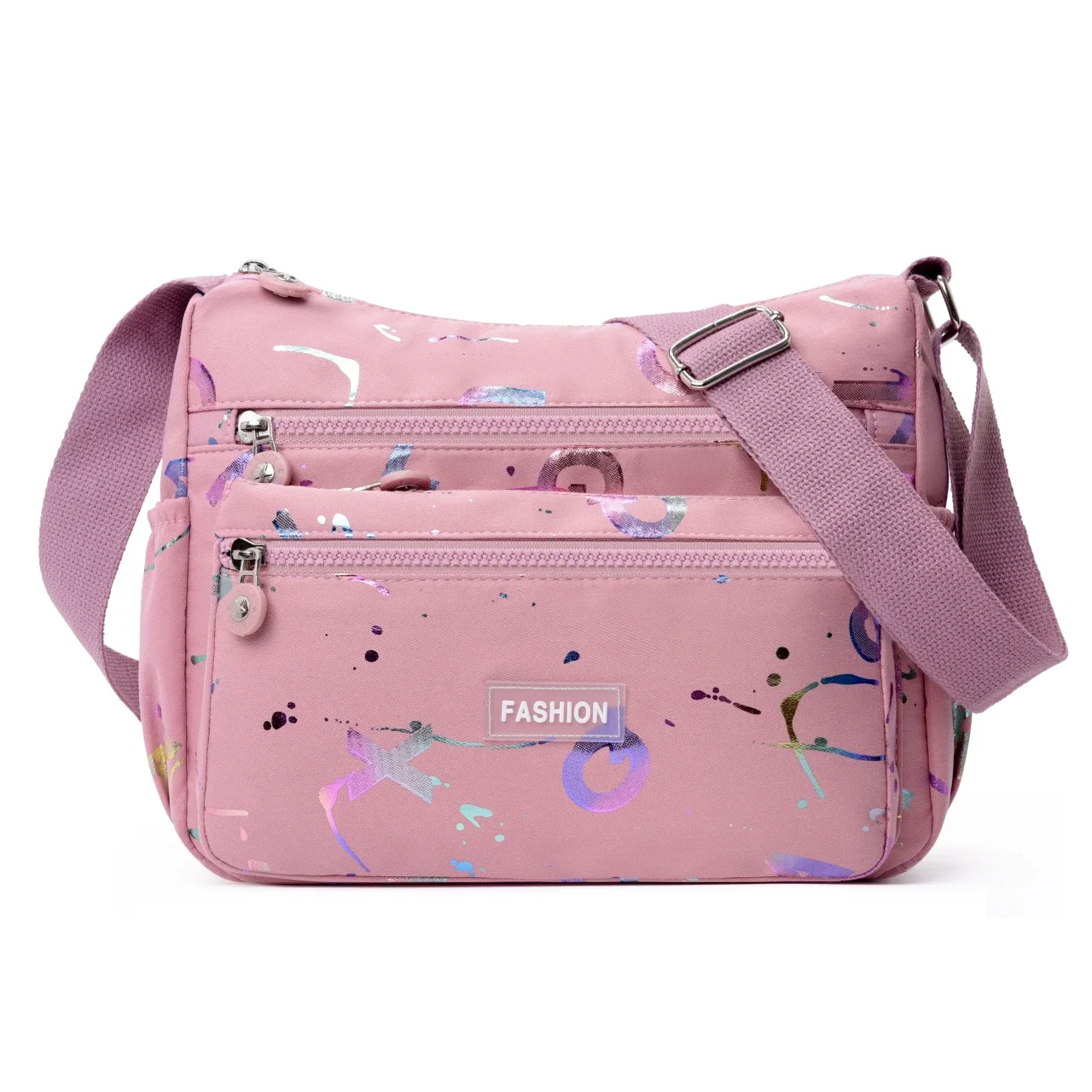 Women's Fashion Floral Shoulder Bag Outdoor Casual Sports Crossbody Cell Phone Coin Storage Bags