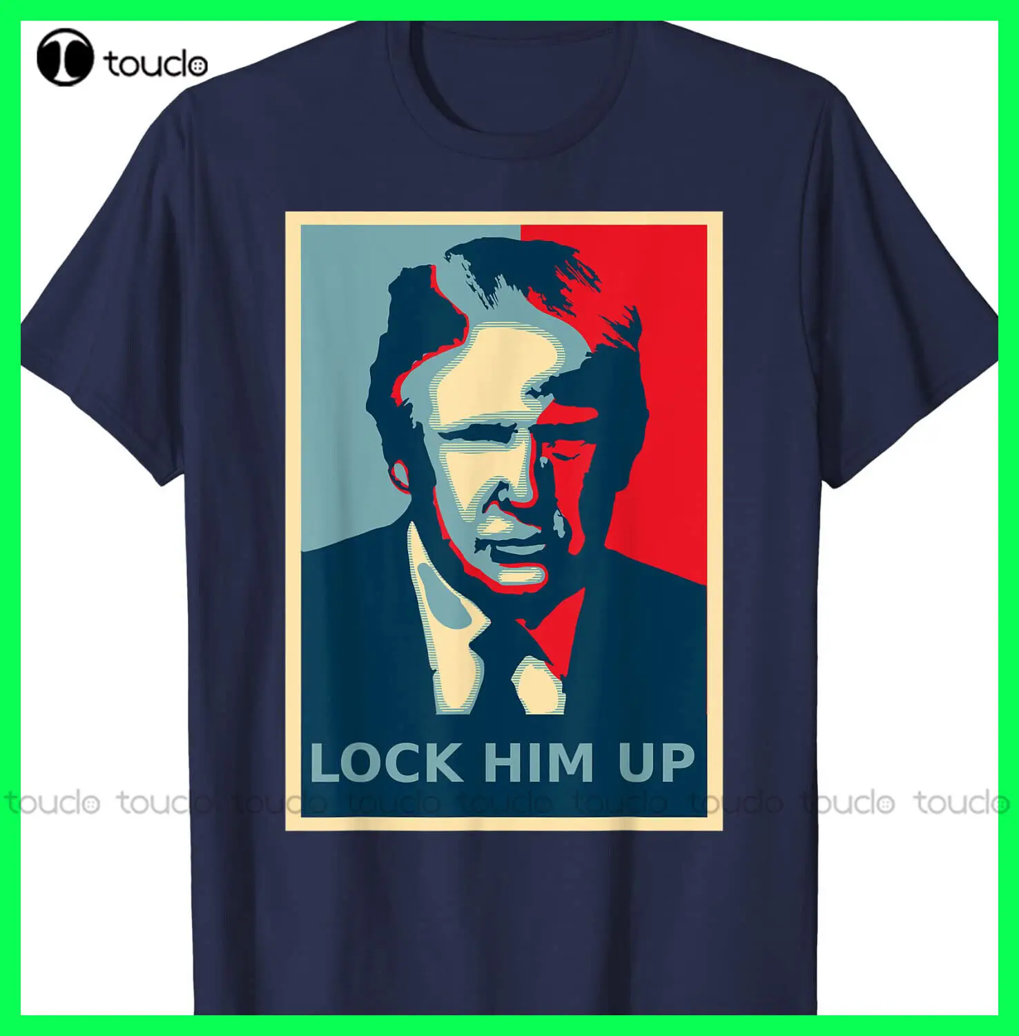 Заблокируйте его Трампа-Анти-Трамп политический Трамп для тюремной футболки S-3Xl