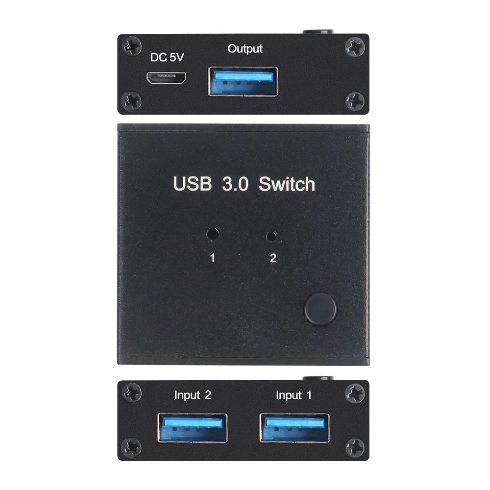 2 в-1 выход USB kvm-переключатель USB KVM-переключатель USB 3.0 2in-1out kvm usb 3,0 kvm