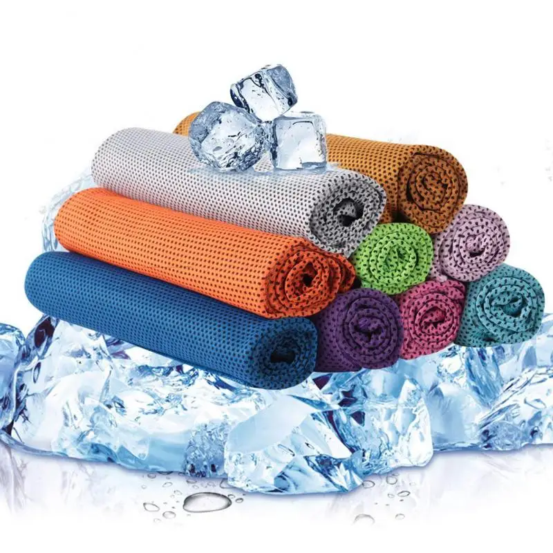 Workout Towel Ice Towel For Neck Microfiber Towel Soft Breathable Chilly Towel For Sports Yoga Gym Outdoor