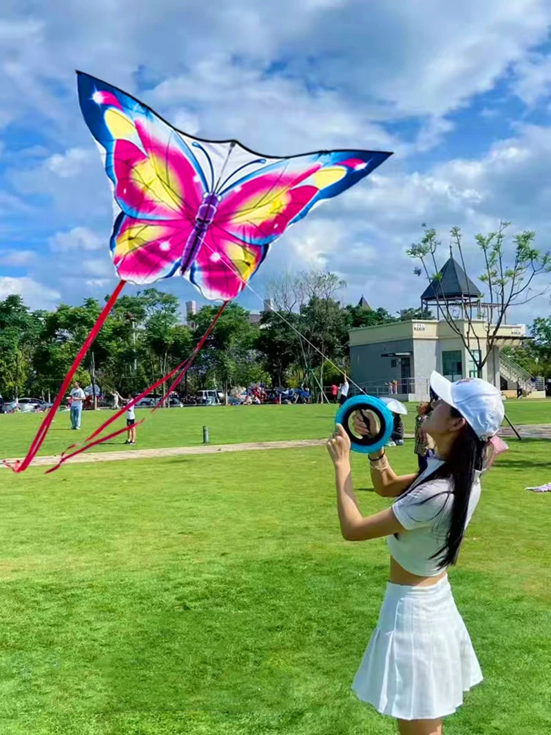 Бесплатная доставка бабочки воздушные змеи летающие для детей нейлоновые