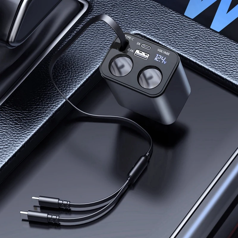 Автомобильное зарядное устройство для сигарет Sadapter автомобильное телефона