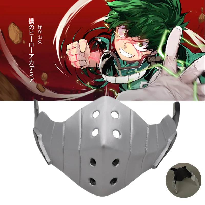 My Hero Academia Boku No Izuku Midoriya Deku Resin Mask Cosplay Helmets Adult Christmas Xmas Props Party Gifts Halloween