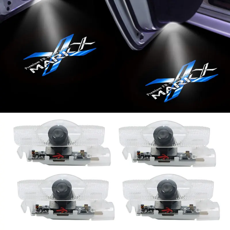 

2-4Pcs Car Door Welcome Light Logo For Toyota MARK X 2006-2017 LED Laser Projector Lamp Ghost Shadow Light Car Door Light