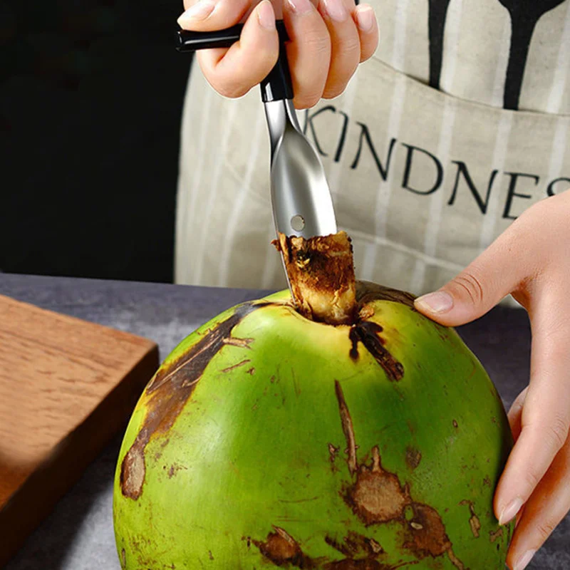 Нож из нержавеющей стали для быстрого сверления кокосовых фруктов | Дом и сад