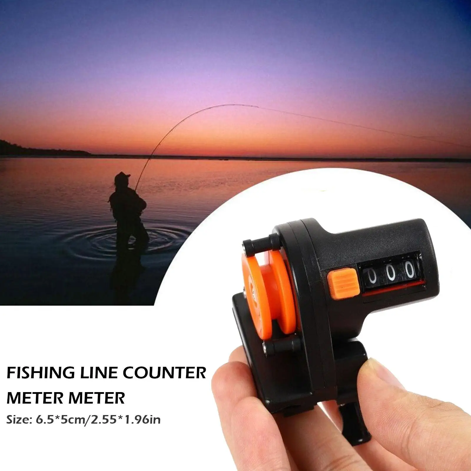 Fish Finder Wire Fishing Line Depth Finder Counter Fishing Tackle Tool Tackle Length Gauge Counter Portable Digital Display enlarge