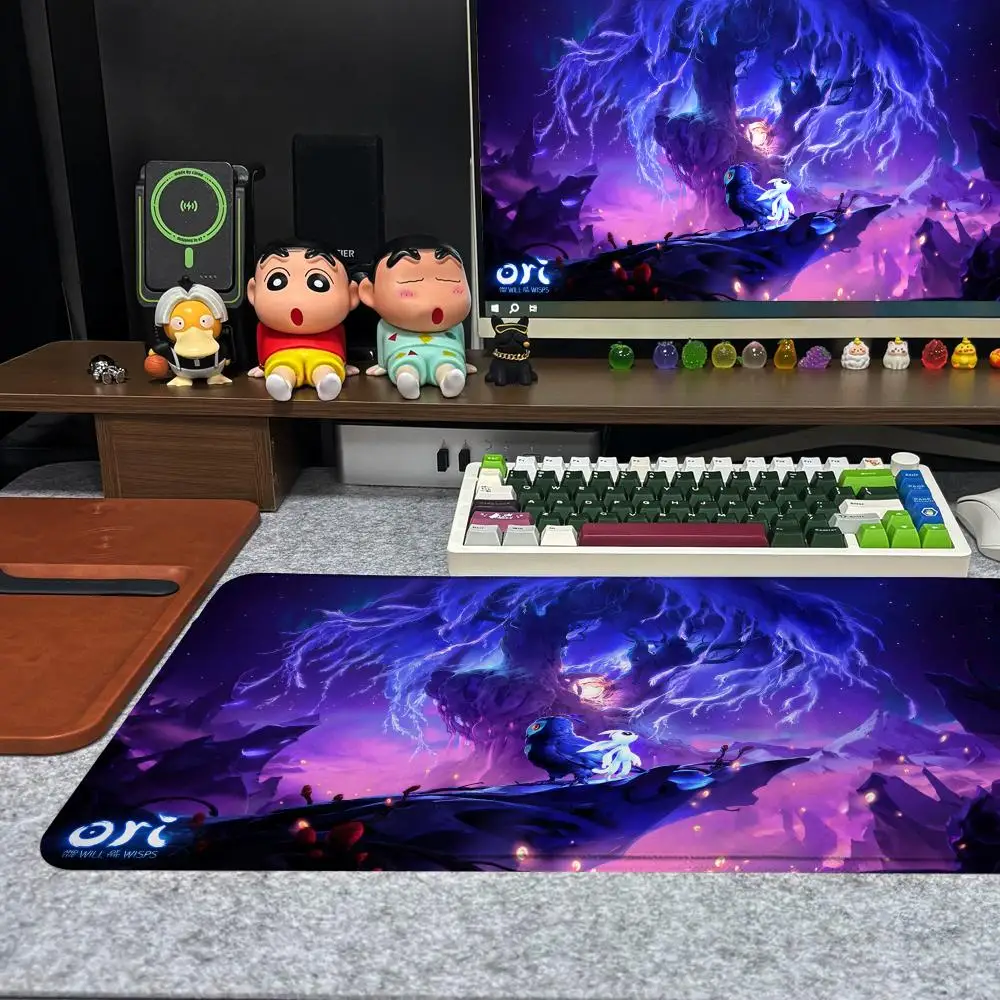 Фото Коврик для мыши Ori and the Will of the Wisps, XXL, большой размер, нескользящий, для геймеров, 90x40 см, с художественным дизайном, HD-качество, для клавиатуры и стола №2