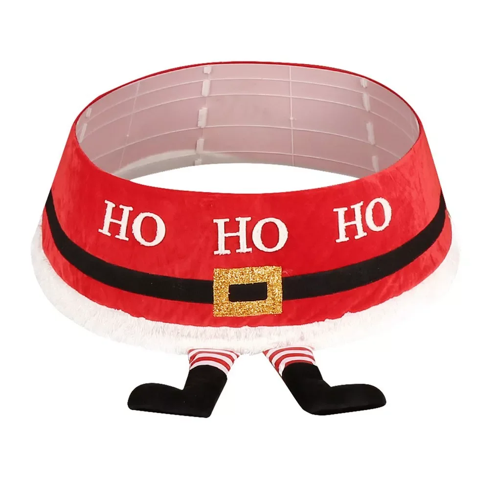 

NEW2023 Christmas Tree Skirt Fashionable Embroidery Carpet Mat Christmas Tree Foot Cover Carpet For Home Decoration