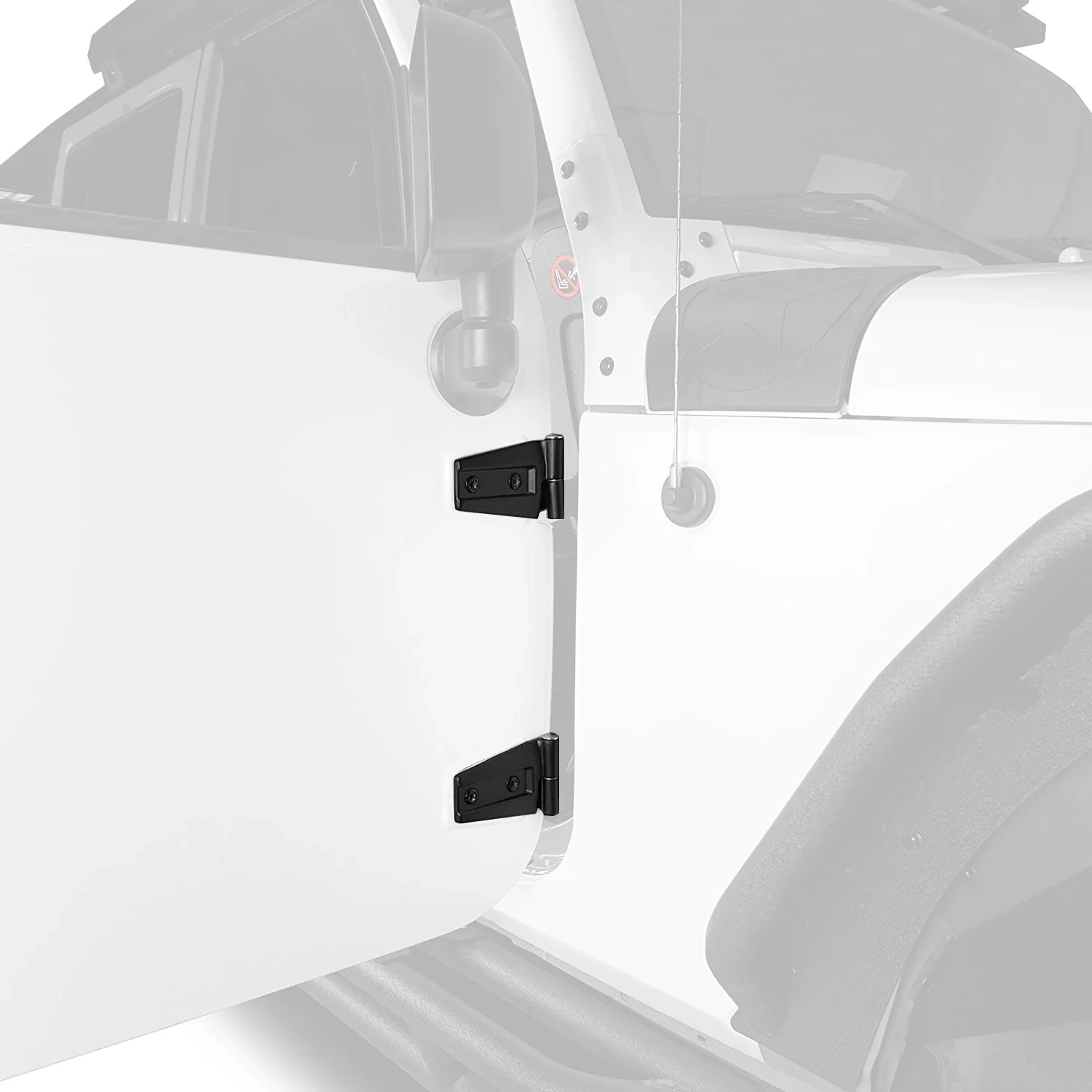 Фото Замена стальной дверной петли автомобиля для Jeep Wrangler JK JL Gladiator JT 2007-2022, 2 двери, 4 двери №2