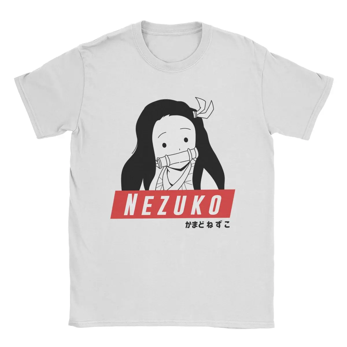 

Men Nezuko Kamado Demon Slayer Anime T Shirt Cotton Tops Casual Short Sleeve Round Neck Tees Unique T-Shirt