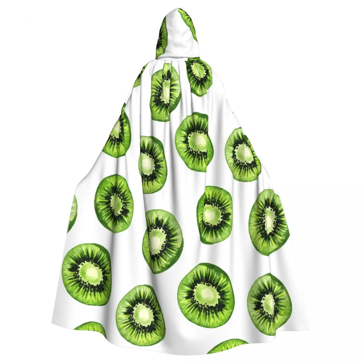 

Unisex Adult Watercolor Kiwi Cloak with Hood Long Witch Costume Cosplay