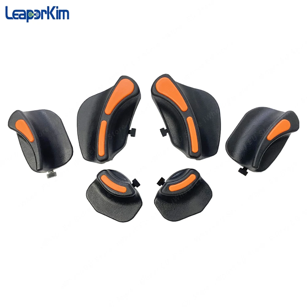 Фото Официальные накладки LeaperKim Lynx Power Pads черно-оранжевые, накладки LeaperKim Patton для ног, для LeaperKim Lynx Patton EUC №5