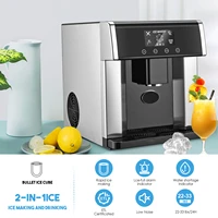 new 2 in 1 ice maker quick ice maker multifunctional intelligent drinking water ice maker for kitchen coffee shop milk tea shop